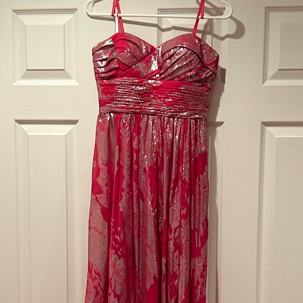 Aidan Mattox Strapless Gown